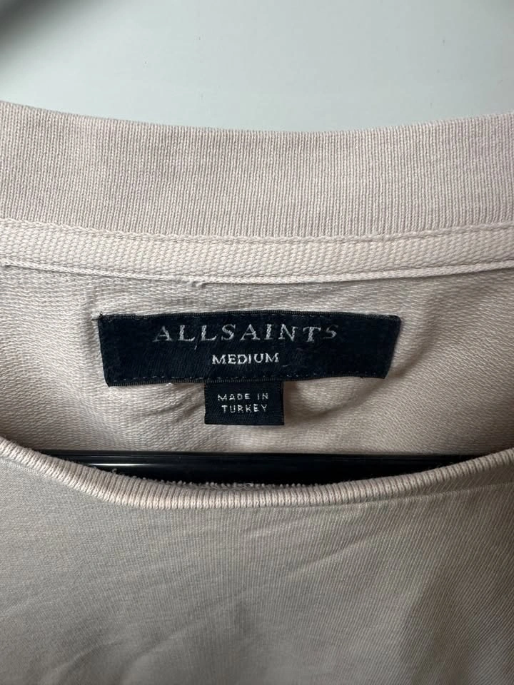 AllSaints Crewneck Sweatshirt (Size M) – Beige / Light Cream - photo 4
