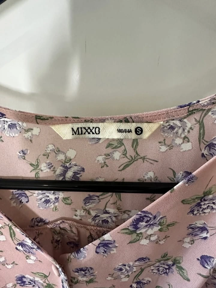 MIXXO Women's Floral Wrap Blouse - Pink/Lilac - photo 3