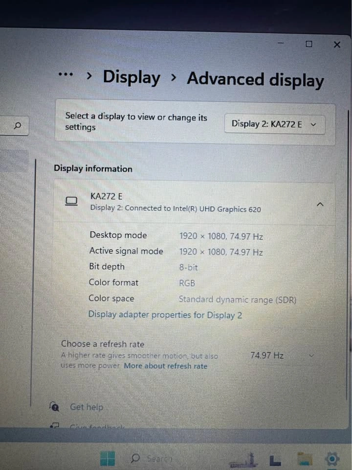 Acer KA272 Ebi 27 inch Monitor - photo 3