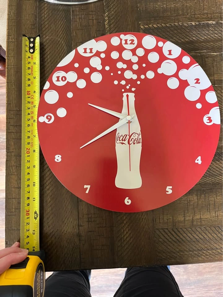 Vintage Coca Cola Metal Wall Clock - photo 3