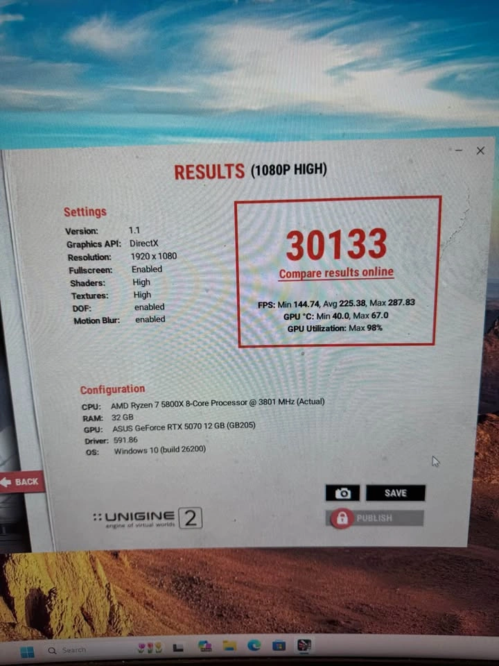 RTX 5070 PC - Ryzen 7 5800x | 32GB RAM | 1TB SSD - photo 4