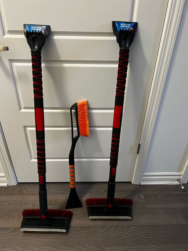 Car Snow Brushes / Ice Scrapers Set - Moving Sale