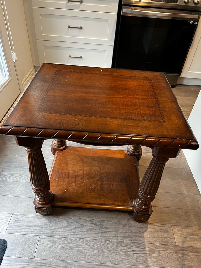 Ashley Wood End Table - Moving Sale