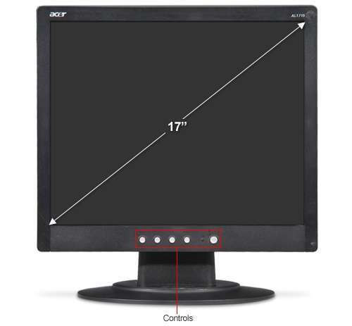 Acer AL1715 17" Class Flat Panel LCD Monitor - photo 3