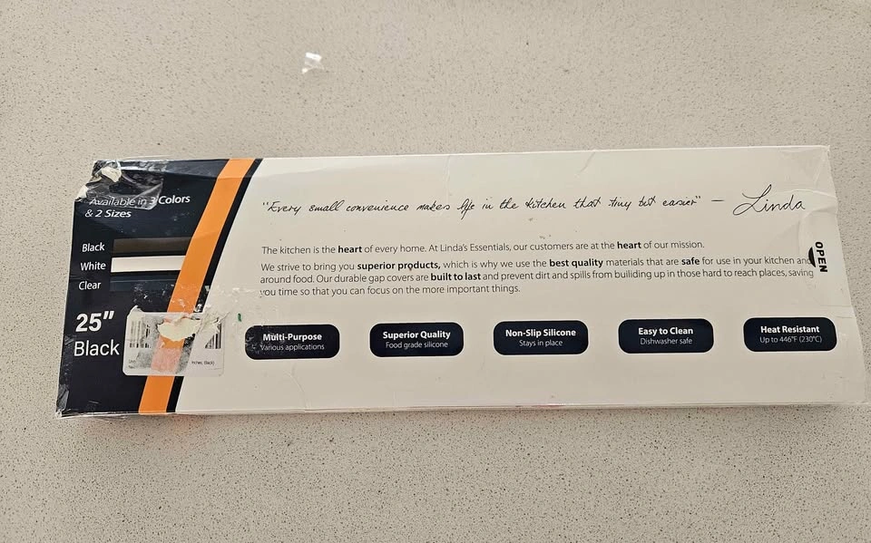 Linda's Essentials Silicone Stove Gap Covers (2-Pack) - photo 4