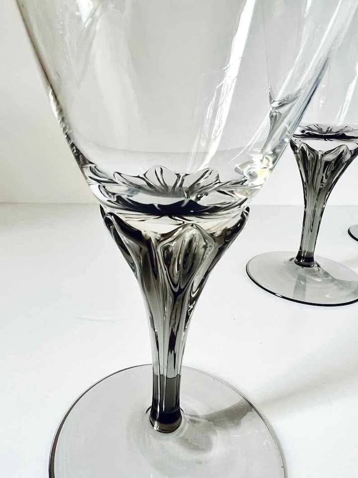 Vintage Crystal Wine Glasses x4 - photo 2