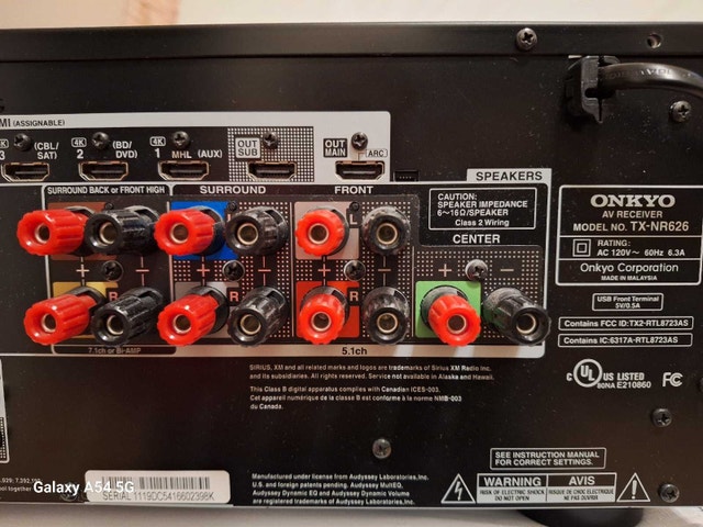 Onkyo TX-NR626 7.1 Receiver - photo 4