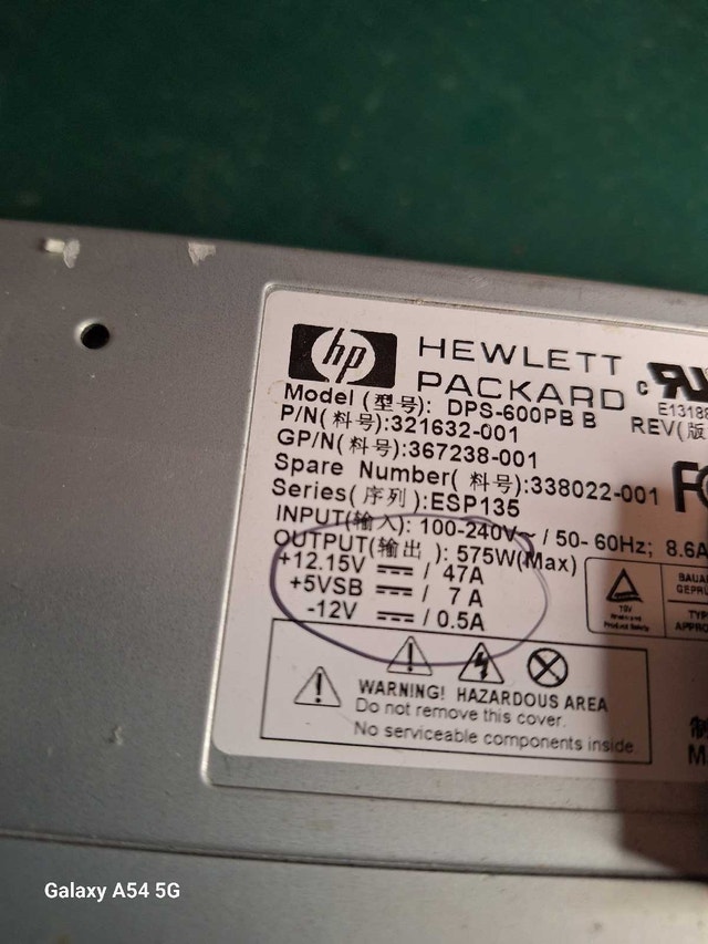 Modified HP DPS-600PBB Switching Power Supply - photo 2