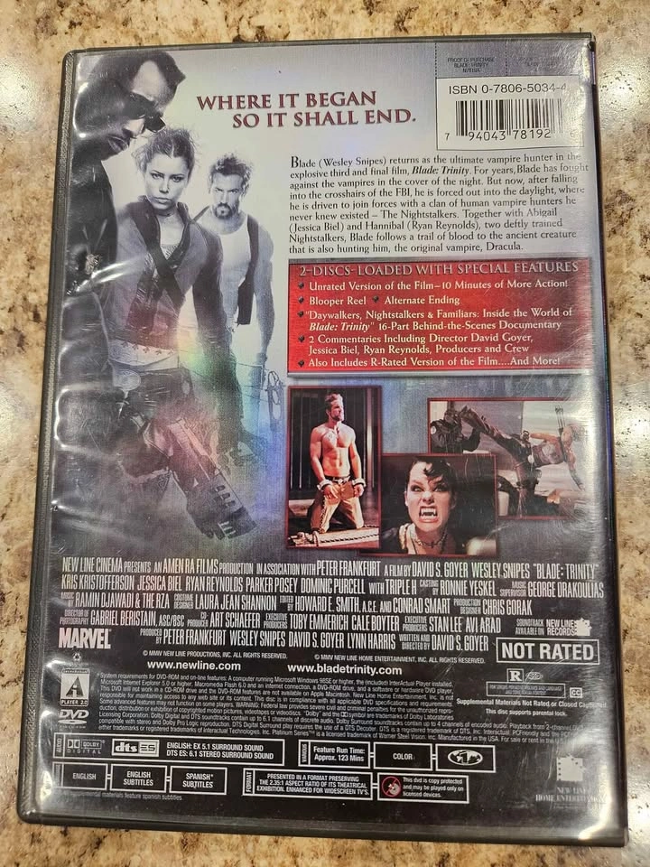 Blade Trinity DVD - Unrated Version - photo 2