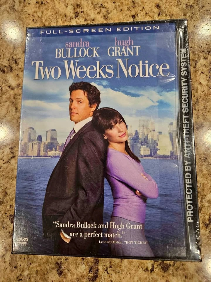 New Unopened Two Weeks Notice DVD