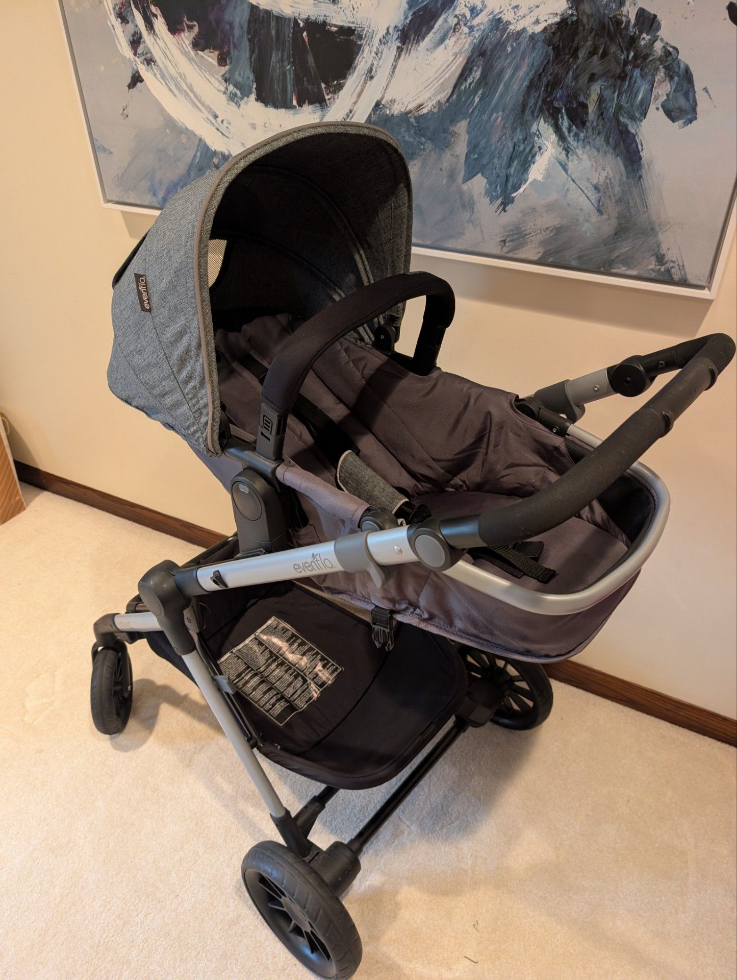 Evenflo Pivot Xpand Travel System (Stroller + Bassinet + Car Sea