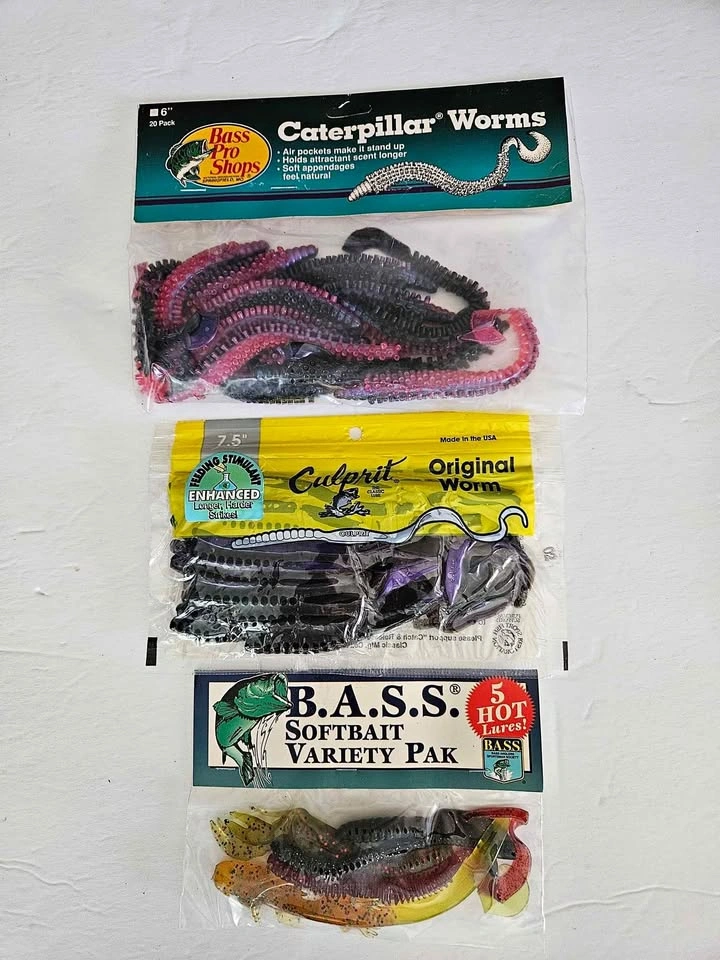 New Assorted Soft Bait - Price for all shown. 🎣🎣🎣