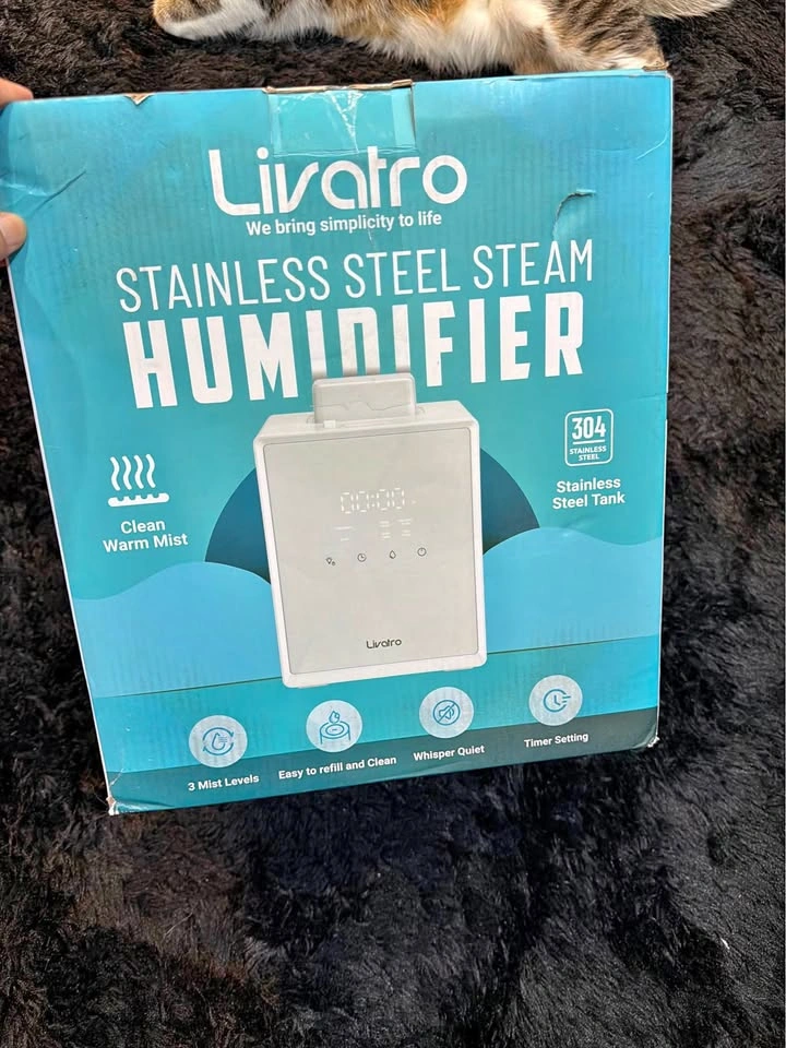 3L STAINLESS STEEL WARM MIST HUMIDIFIER