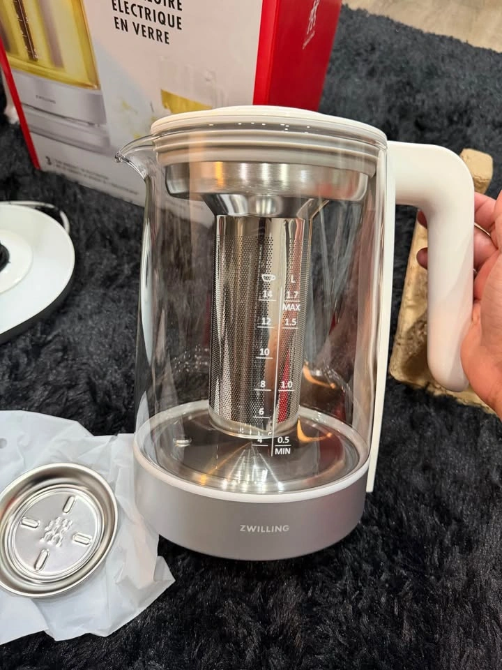ZWILLING ENFINIGY GLASS KETTLE, SILVER - photo 3