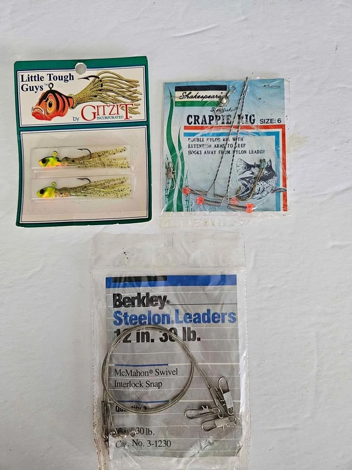 New Crappie Rig, Steelin Leaders, and 2pk Little Tough Guys - pr