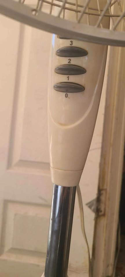 White Pedestal Fan - photo 2