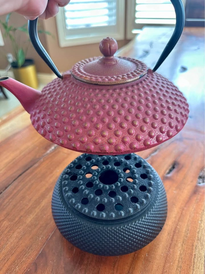 Teapot with candle chamber - photo 3