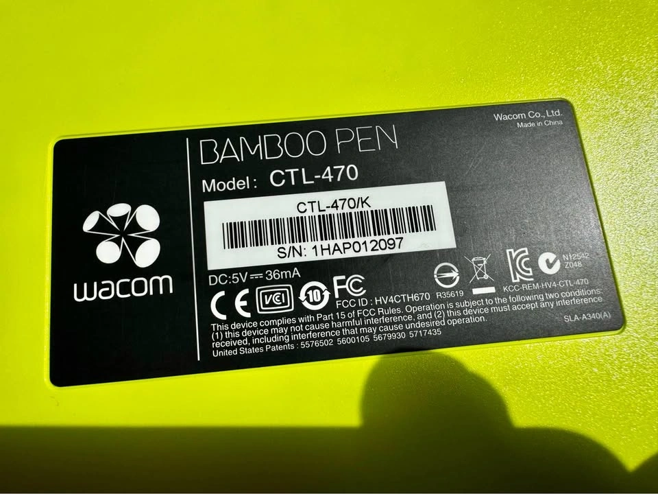 Wacom Bamboo Tablet + pen - photo 4