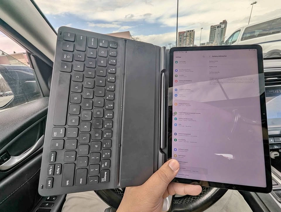 Samsung Tablet with Keyboard Case and S Pen