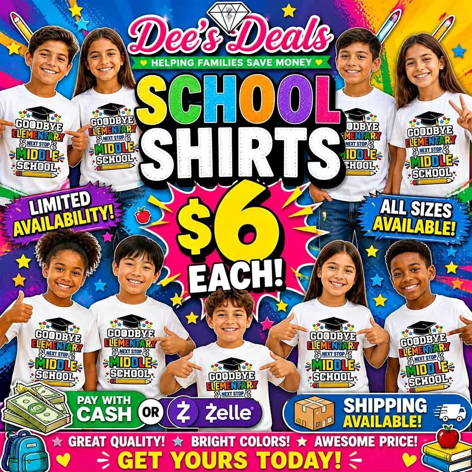 School Shirts - $6 Each
