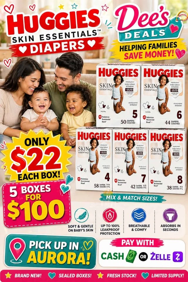 Huggies Diapers Sale $22 a box - photo 2