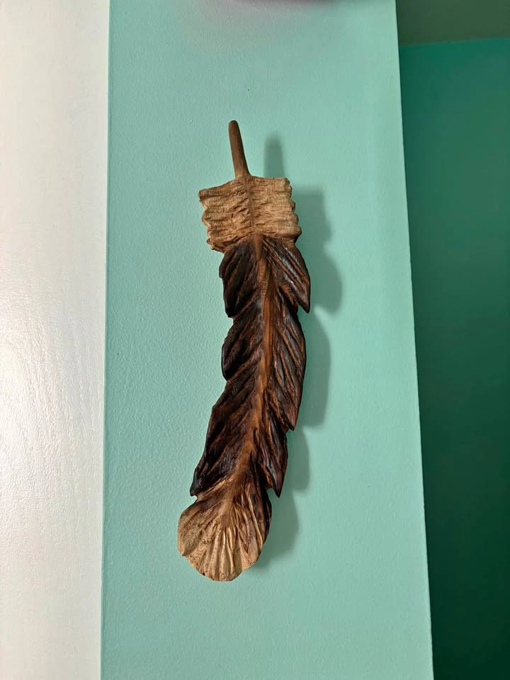 Wood feather
