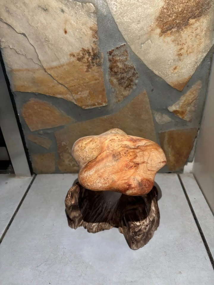 Wooden mushroom - photo 3