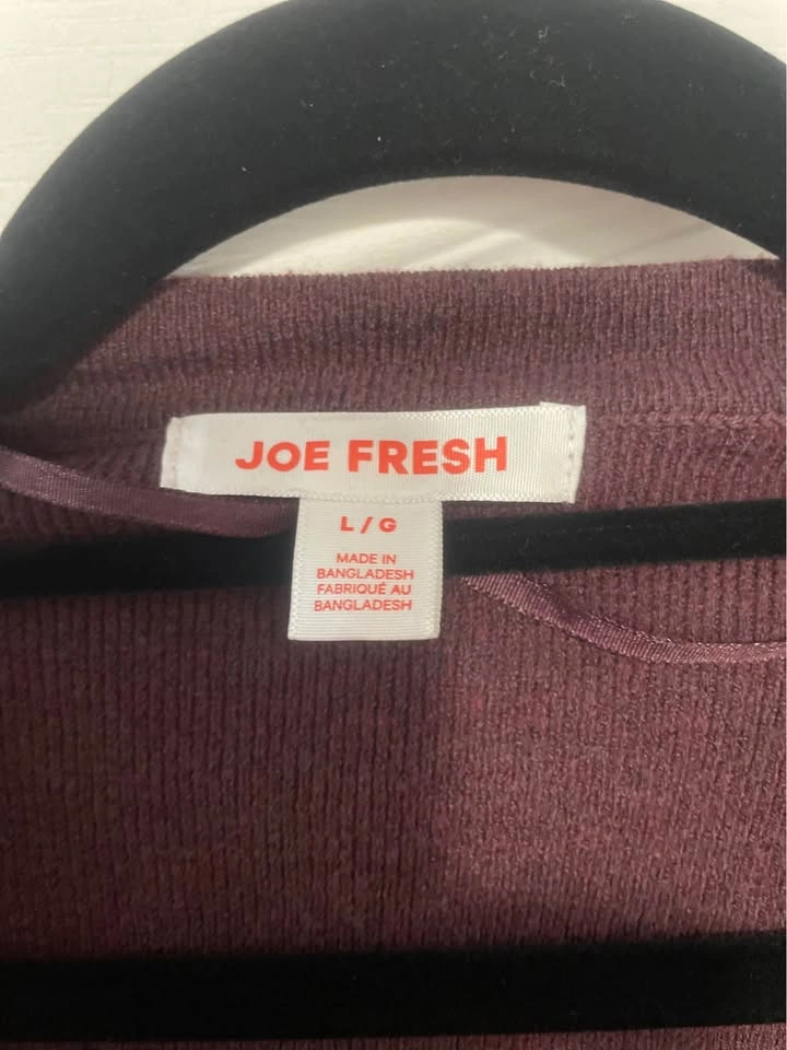 Joe Fresh Maroon Cardigan L/G - photo 3