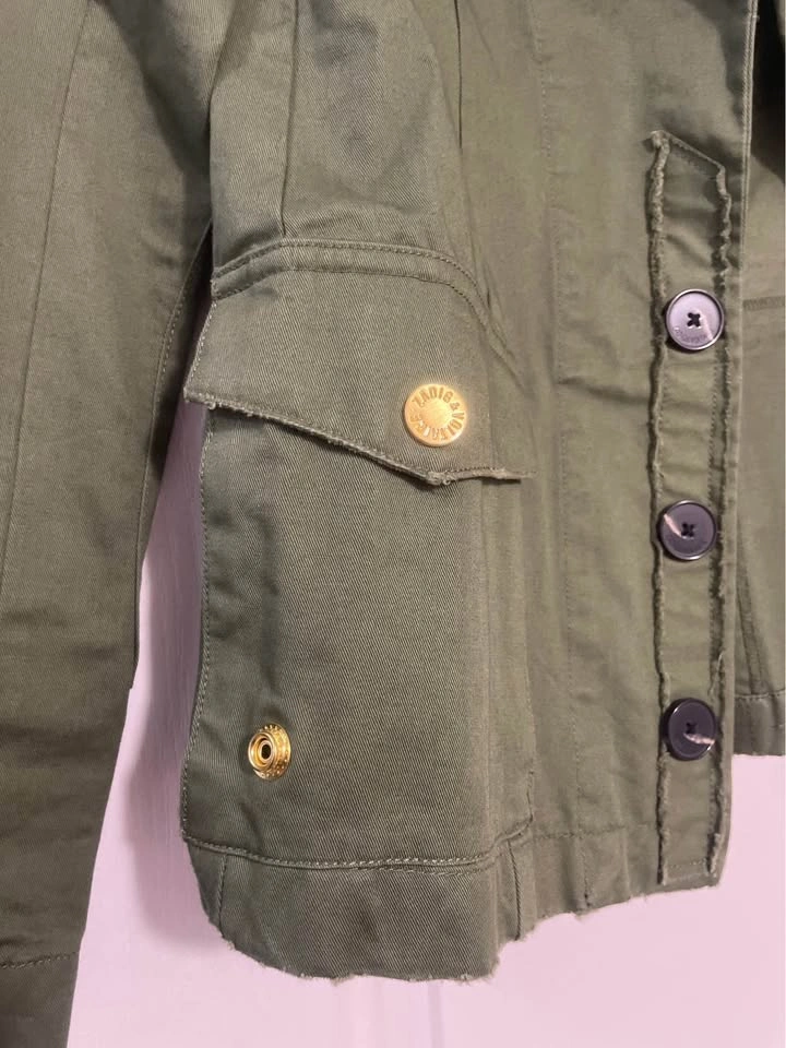 Zadig & Voltaire Olive Green Military Jacket Small - photo 3