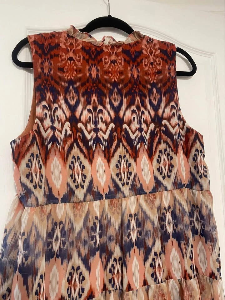 Julia Jordan Multicolor Sleeveless Printed Mini Dress Sz 12 - photo 4