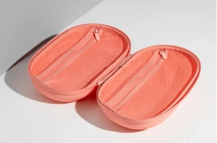 One Skin Travel Tote Makeup Cosmetics Bag Coral NWT - photo 2