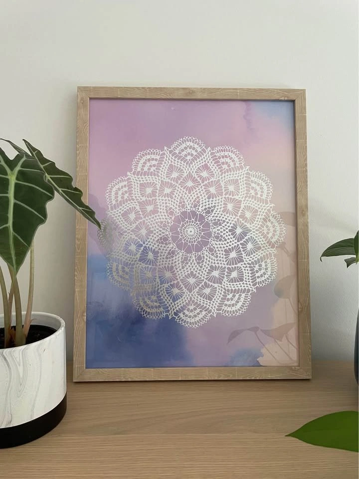 Assorted Home Decor: Mandala Print, Clock, Art Prints - photo 2