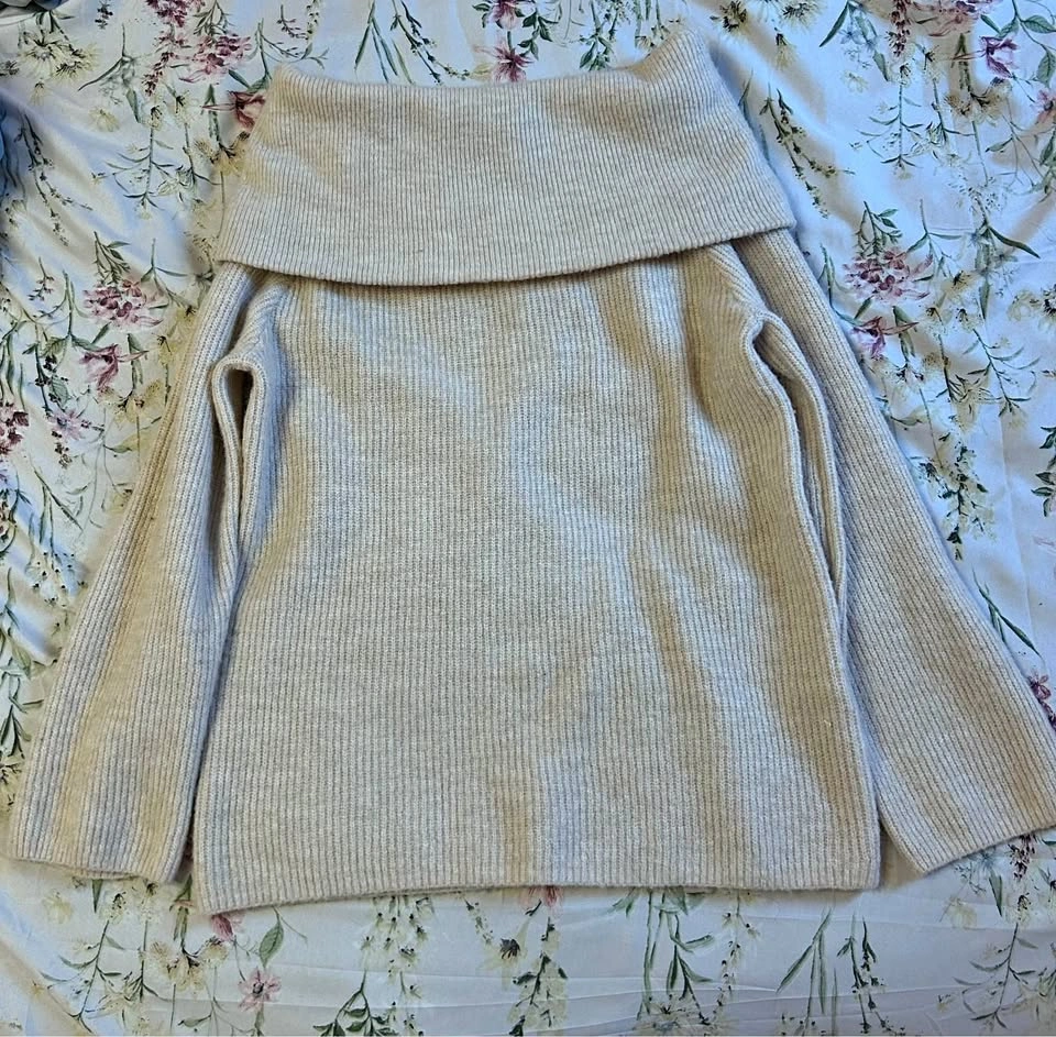H&M Off the Shoulder Sweater - Size Small