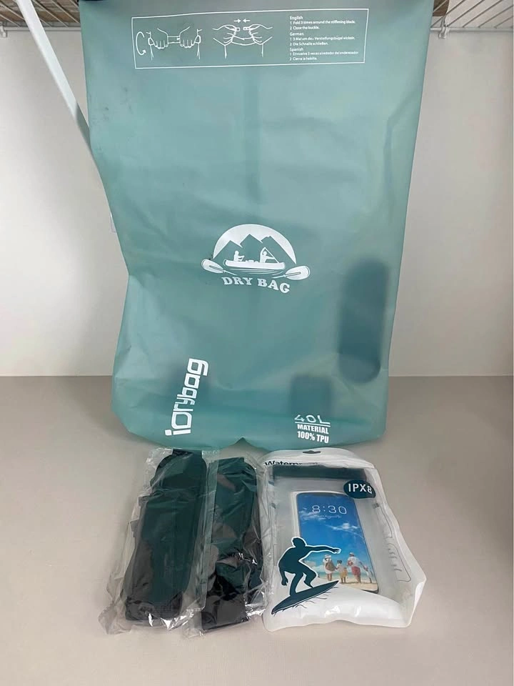 40 L Dry Bag with Straps and Phone Case