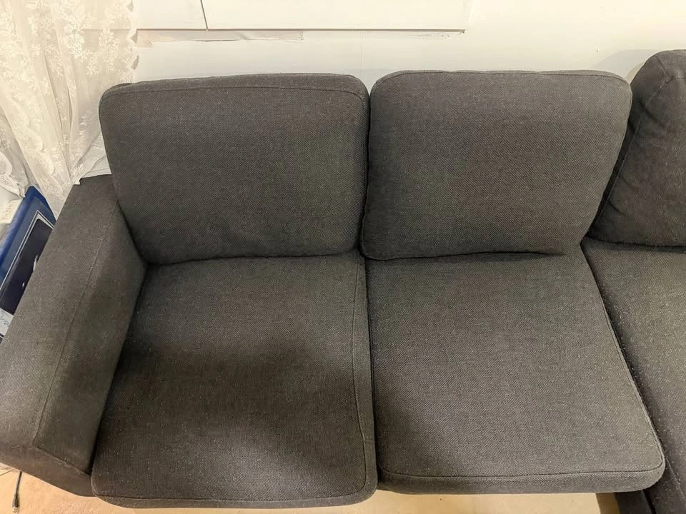 Cozey Modular Couch Charcoal With Lounging Chair - photo 2