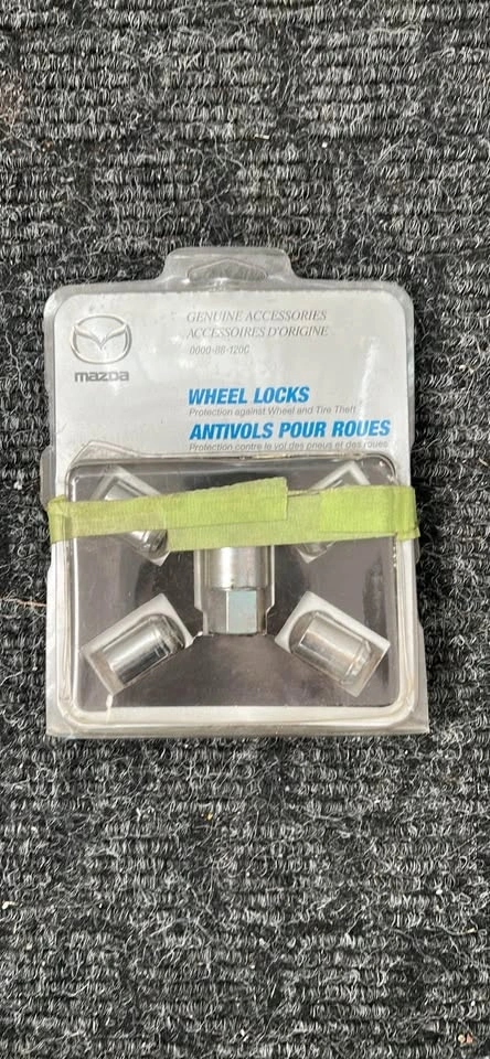 Genuine Mazda Wheel Locks 0000-88-120C