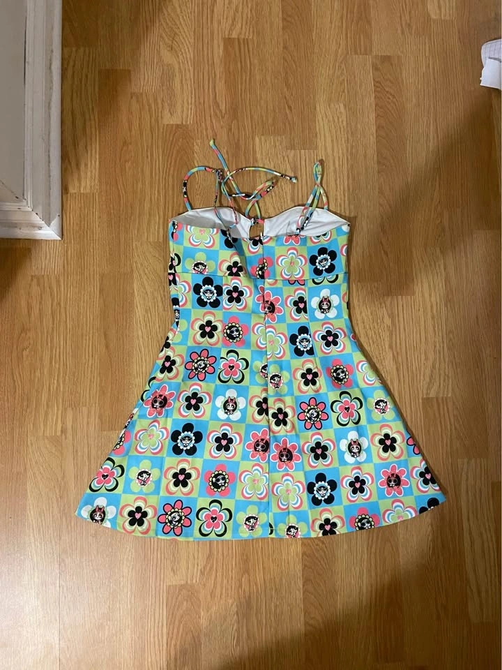 DOLLS KILL X THE POWERPUFF GIRLS POWER OF THE FLOWER MINI DRESS - photo 2