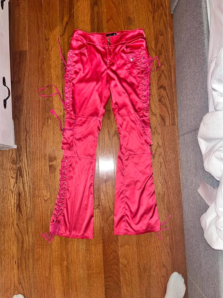 Dollskill/Delia's Pink Flare Pants