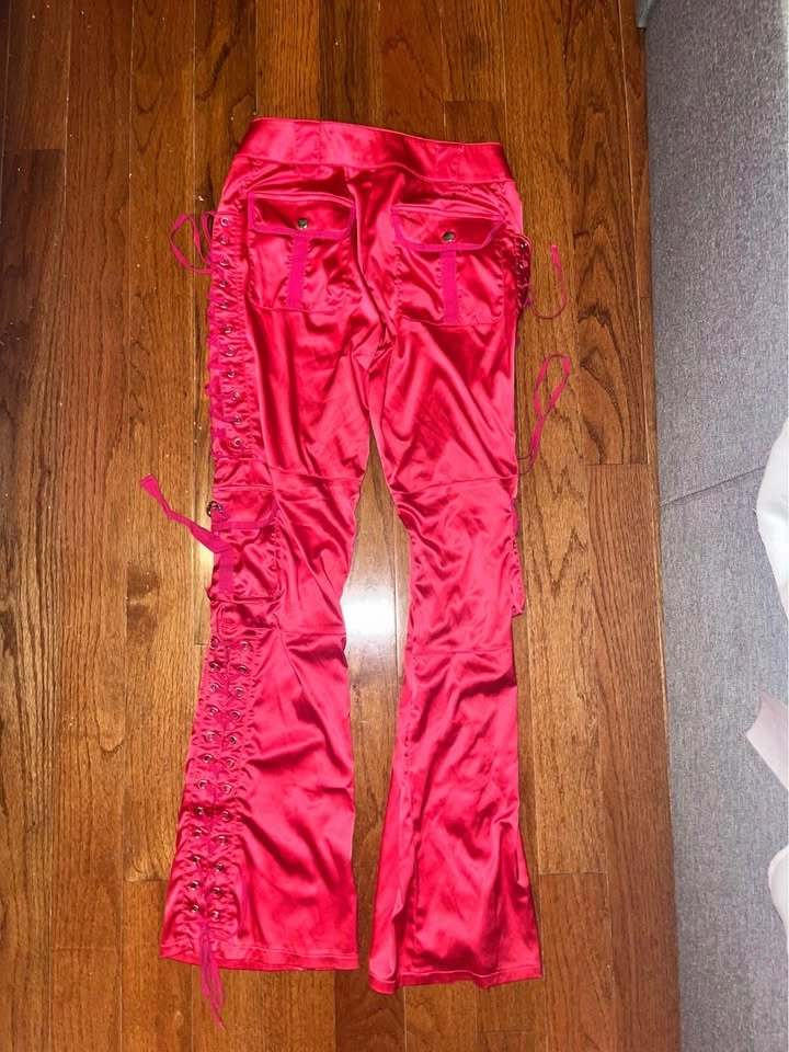 Dollskill/Delia's Pink Flare Pants - photo 2