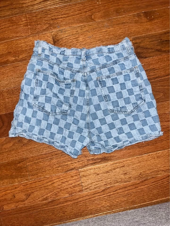 Dollskill Checkered Jorts - Size Small - photo 2