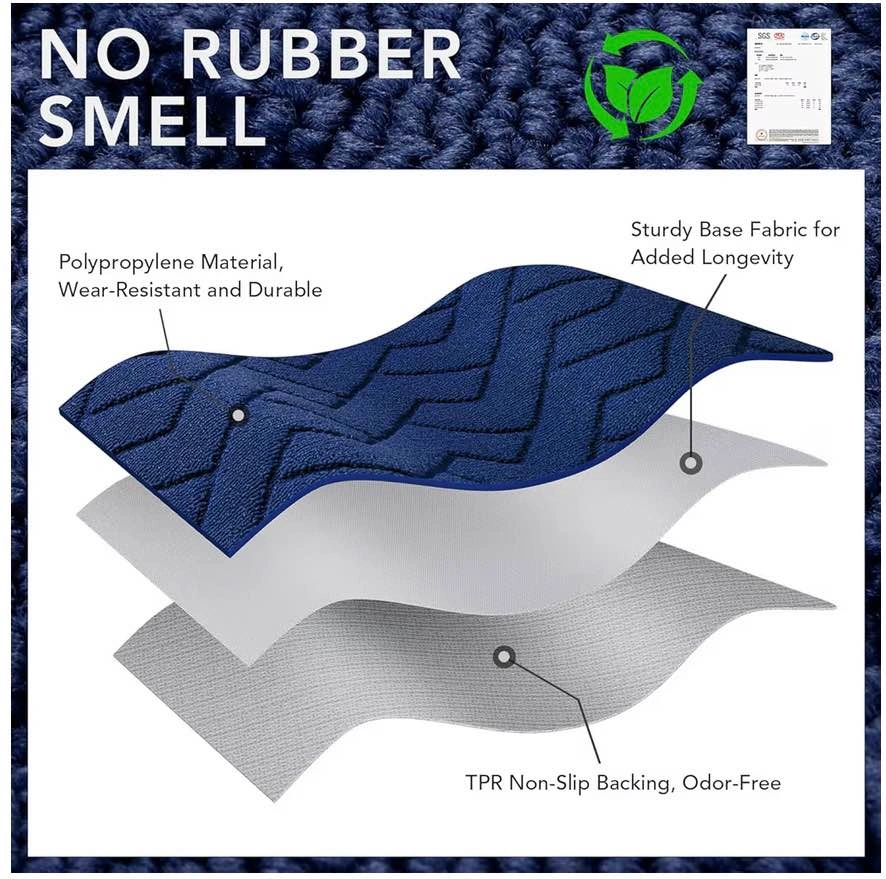 New Indoor Doormat 20"x31.5" Navy Blue - photo 4