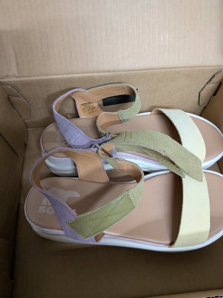 SOREL Multi-Color Pink Sandal Shoe Size 37.5 - photo 2
