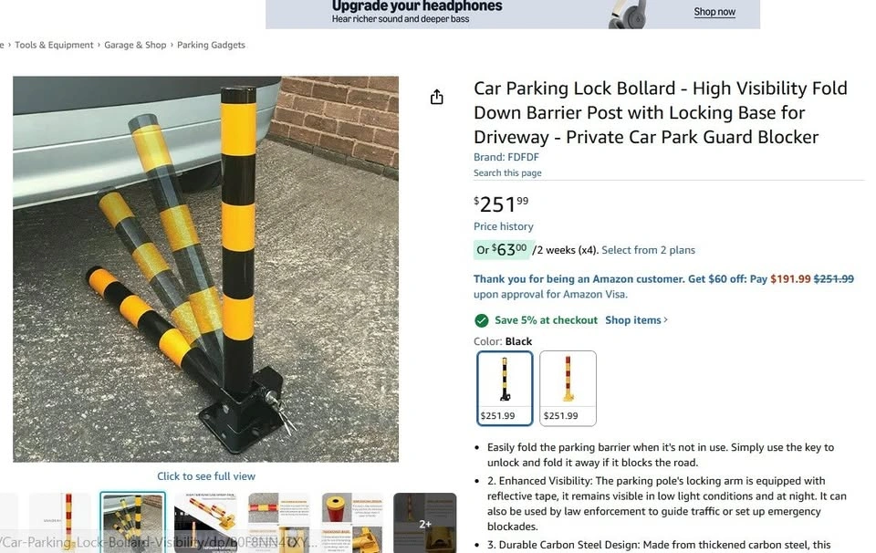 Car Parking Lock Bollard - photo 4