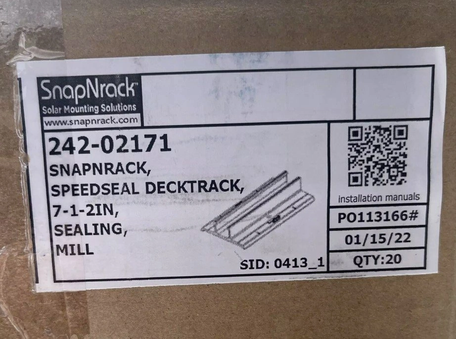 SnapNrack Solar Panel Roof Mounts - 2 Boxes (20 per box) - photo 2