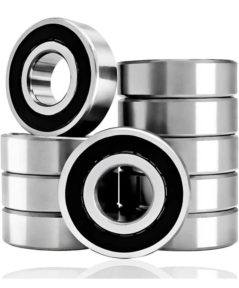 10 Pcs 6200-2RS Deep Groove Ball Bearings Steel-New