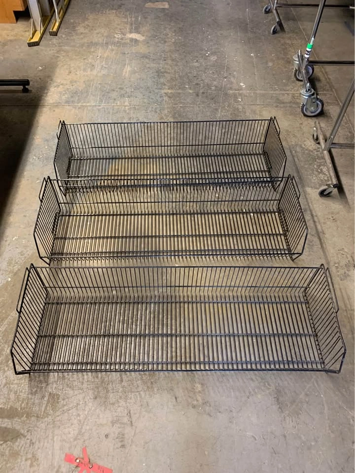 Black Wire Display Rack + Multi-Tier Shelving Units - photo 2