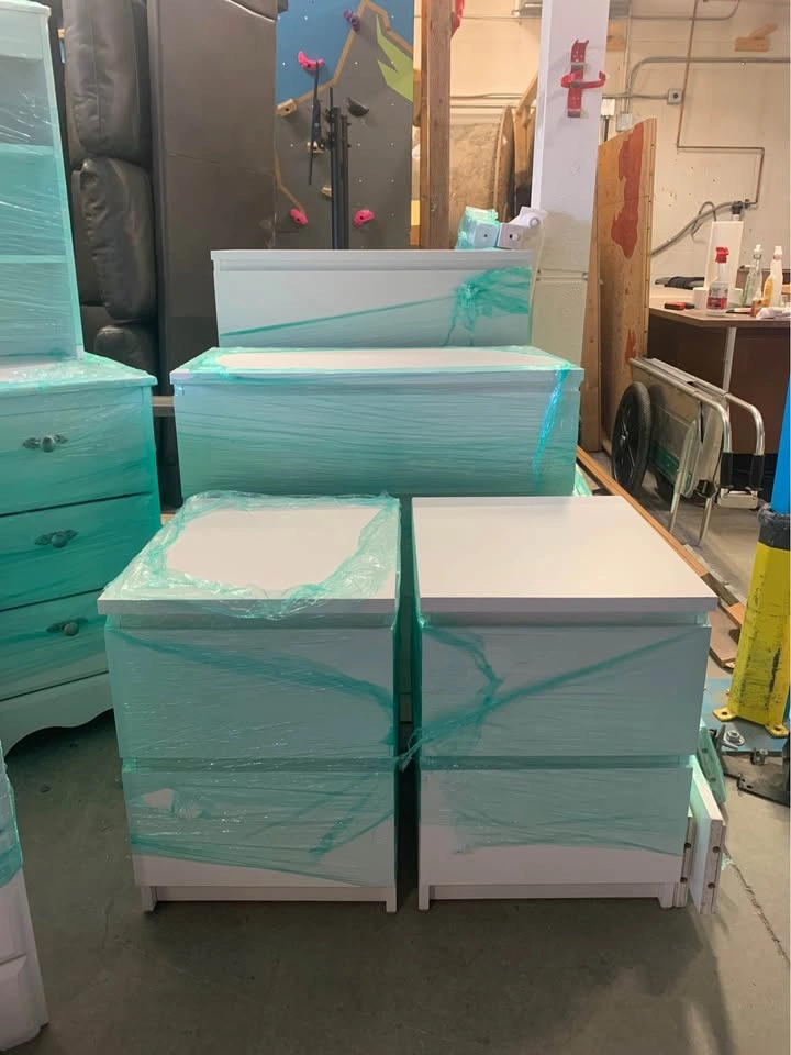 White IKEA Dresser/Nightstand Set