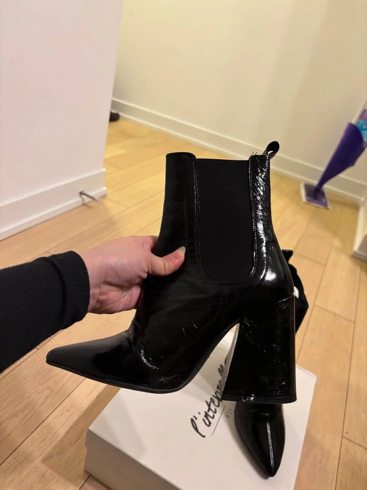 Lintervalle Patent Leather Boots 37 - photo 2