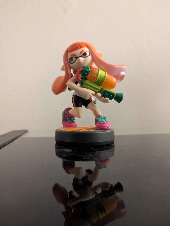 Orange Inkling Girl Amiibo - photo 2