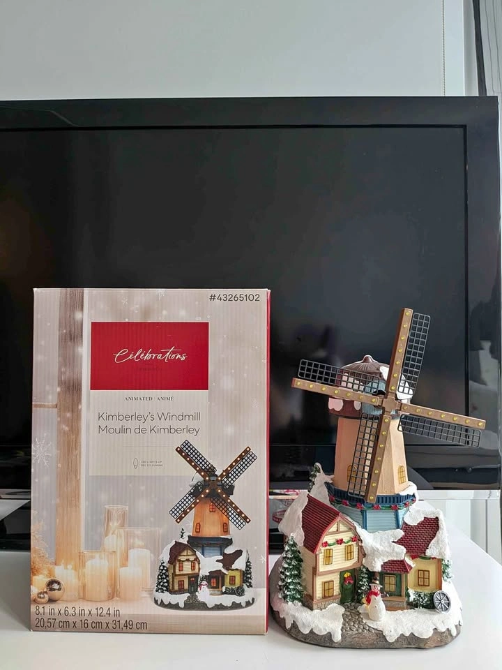 Kimberley's Windmill Lighted Christmas Village